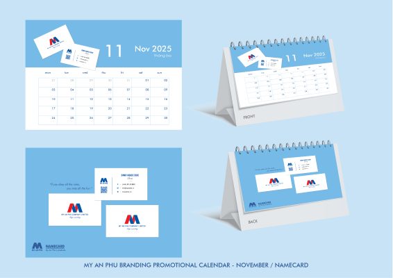 showcase branding promotional calendar 12